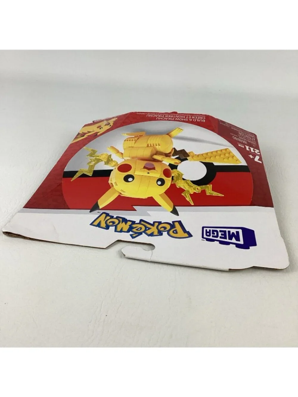Mega Pokemon Build & Show Pikachu Poseable Figure Building Set Complete Sealed